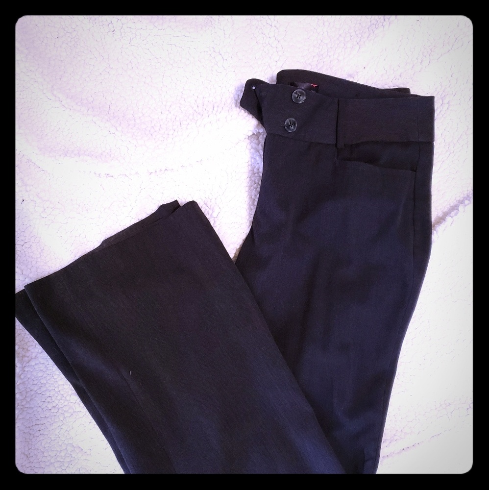 Dark gray dress pants